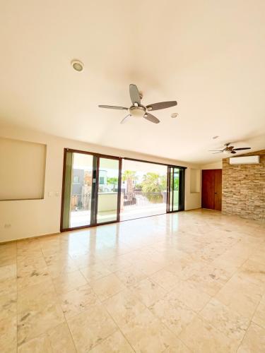 Living room looking out terrace